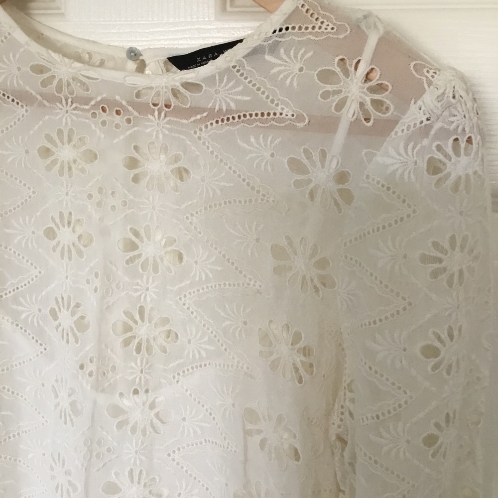 Zara lace midi dress